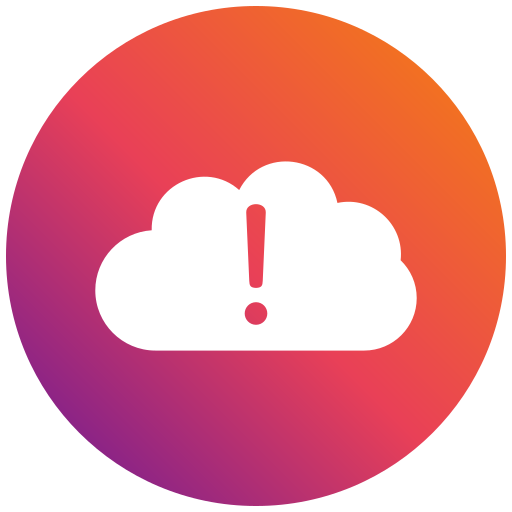 Weather alert Generic gradient fill icon