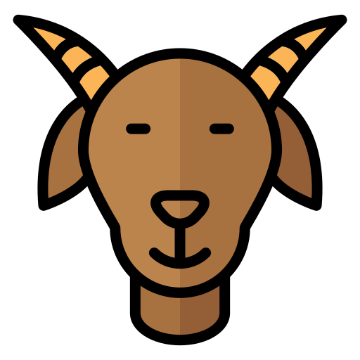 cabra Generic color lineal-color icono