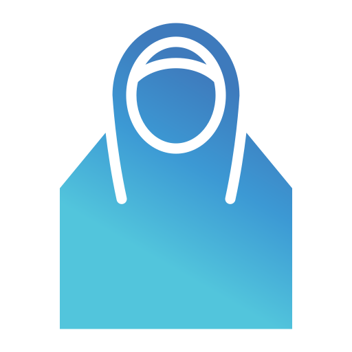 hijab Generic gradient fill icon