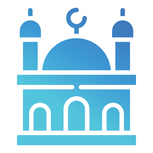 moschea Generic gradient fill icona