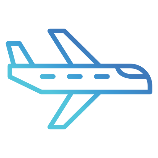 Самолет Generic gradient outline иконка