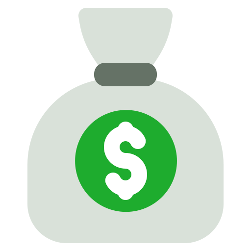 Moneybag Generic color fill icon