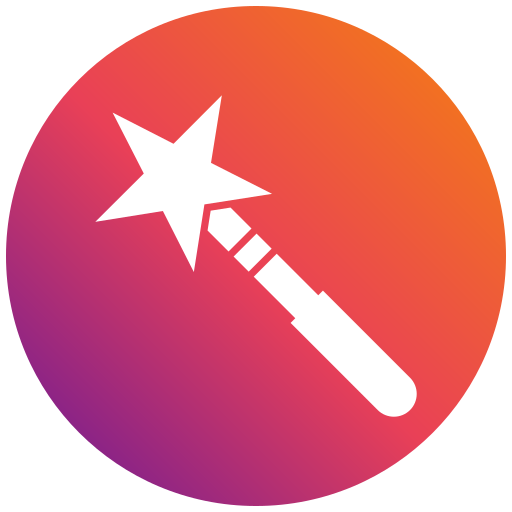 Magic wands Generic gradient fill icon