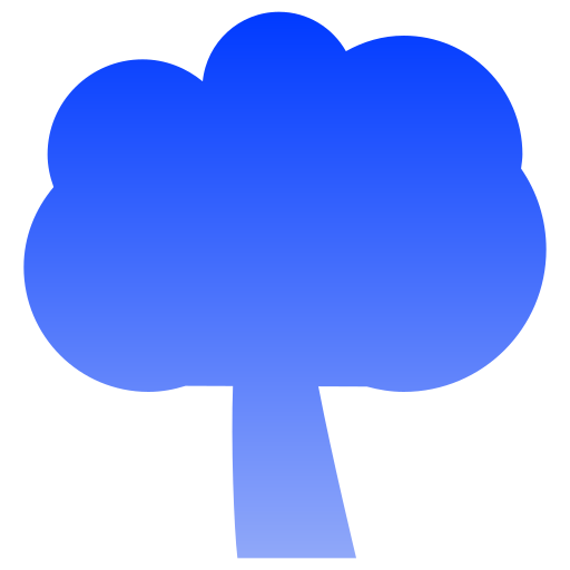 albero Generic gradient fill icona