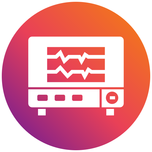 Heart monitoring Generic gradient fill icon