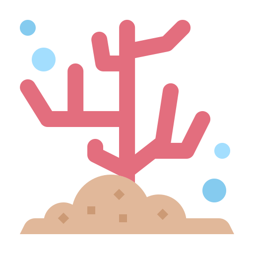коралловый риф Generic color fill иконка