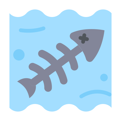 kość rybna Generic color fill ikona