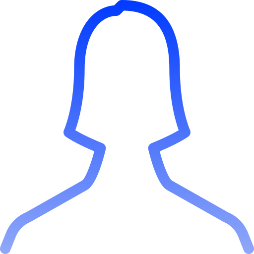 女性 Generic gradient outline icon
