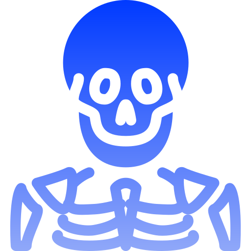 scheletro Generic gradient fill icona