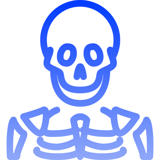 szkielet Generic gradient outline ikona