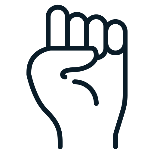 mano Generic outline icono