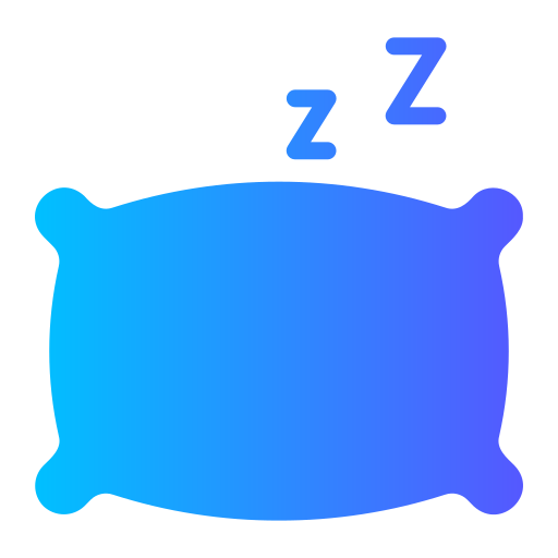 durmiendo Generic gradient fill icono