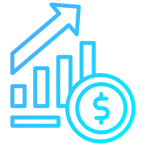 investeren Generic gradient outline icoon