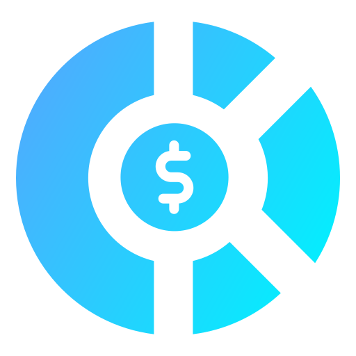 Asset allocation Generic gradient fill icon