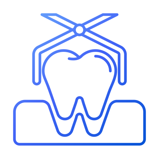 dentale Generic gradient outline icona