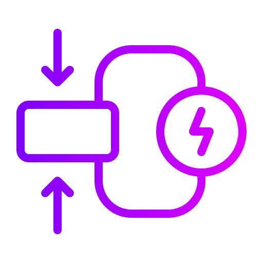 elektriciteit Generic gradient outline icoon