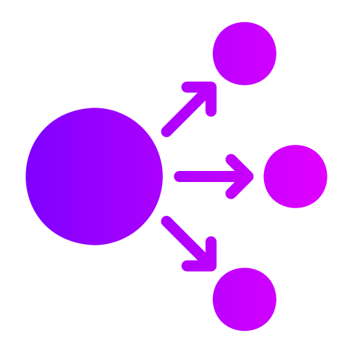 fission Generic gradient fill icon