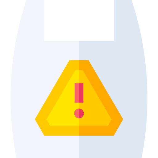 ostrzeżenie Basic Straight Flat ikona