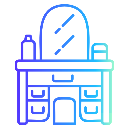 Dressing table Generic gradient outline icon