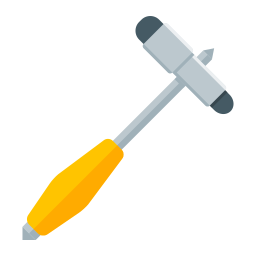 Reflex hammer Generic color fill icon