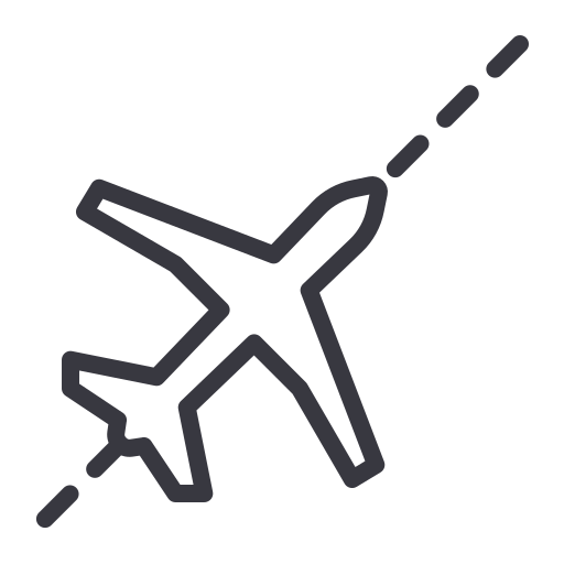 aeropuerto Generic outline icono