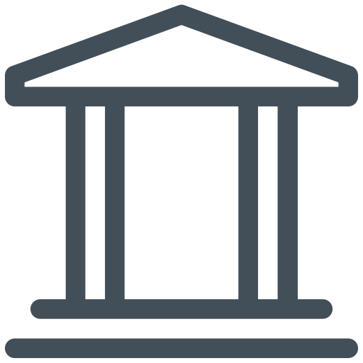 bank Generic outline ikona