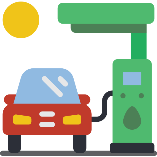 gasolinera Basic Miscellany Flat icono