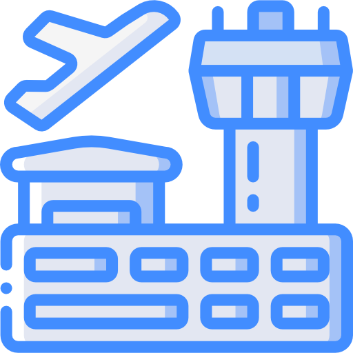 aeropuerto Basic Miscellany Blue icono