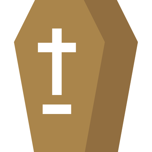 Coffin Pixelmeetup Flat icon