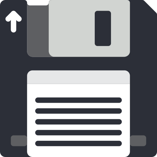 floppy disk Basic Miscellany Flat icona