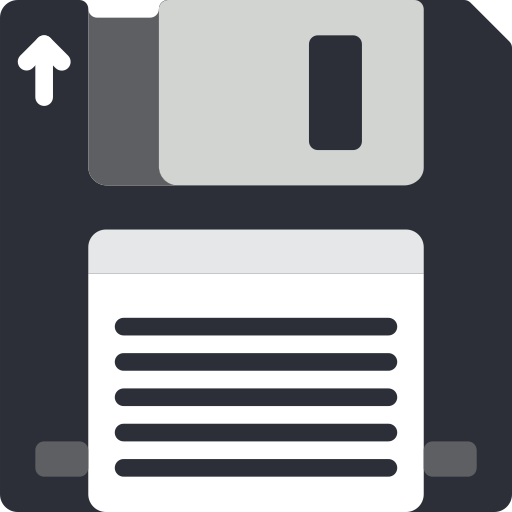 Floppy disk Basic Miscellany Flat icon