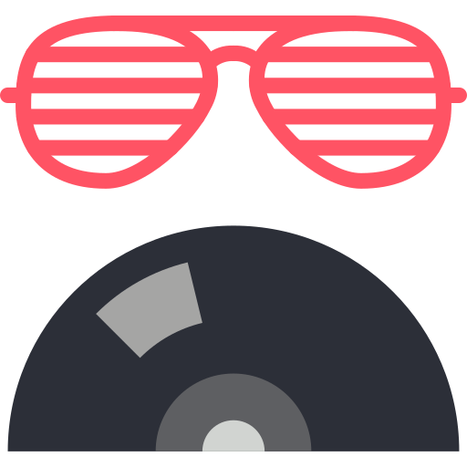 Sunglasses Basic Miscellany Flat icon