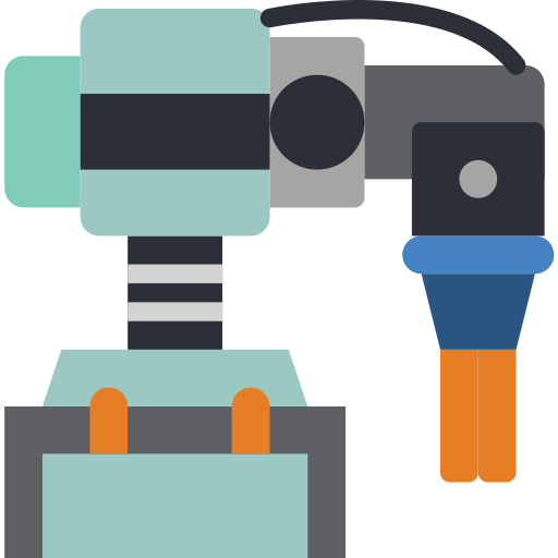 Robot arm Basic Miscellany Flat icon