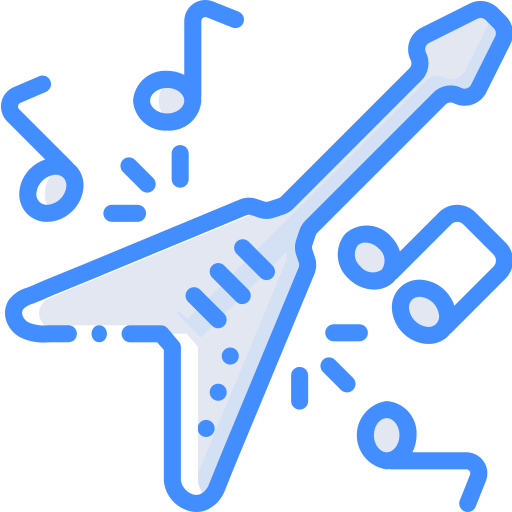 エレキギター Basic Miscellany Blue icon