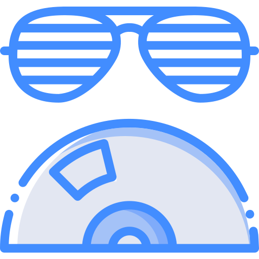 des lunettes de soleil Basic Miscellany Blue Icône