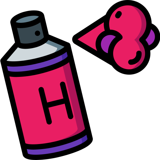 Hairspray Basic Miscellany Lineal Color icon