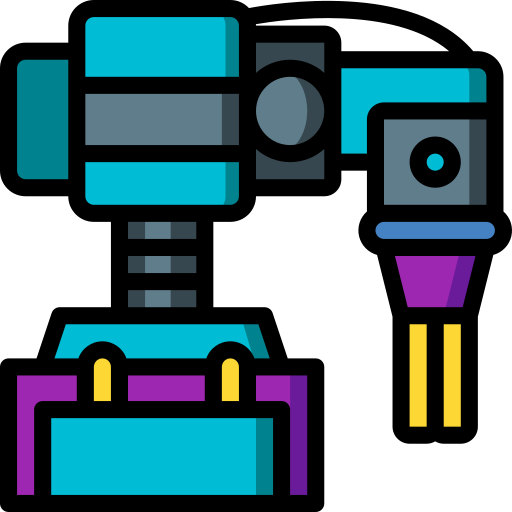 roboterarm Basic Miscellany Lineal Color icon