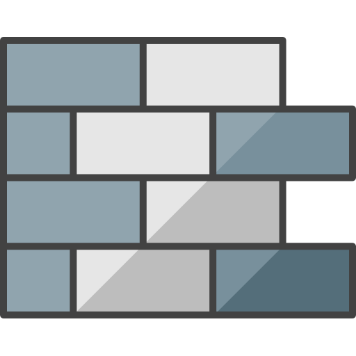 Brickwall Inipagistudio Lineal Color icon