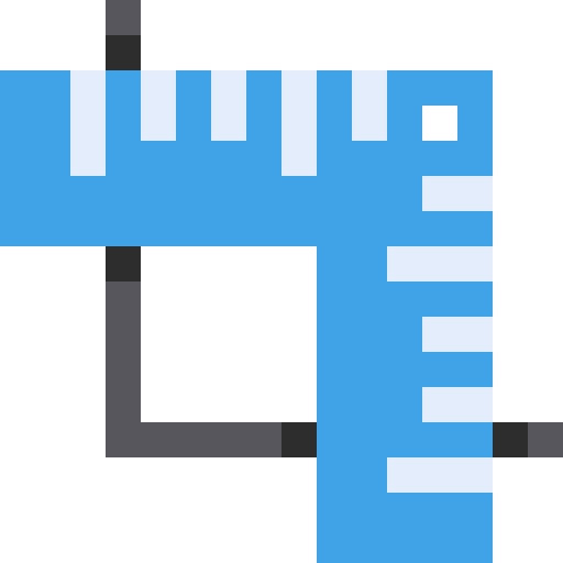 ルーラー Pixelmeetup Flat icon