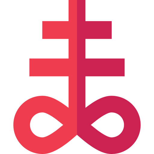Satanic Basic Straight Flat icon