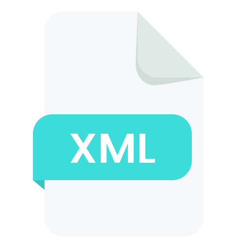 rozszerzenie xml Generic color fill ikona