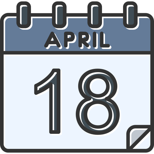 april Generic color lineal-color icon
