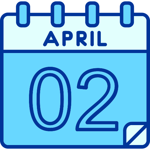 4月 Generic color lineal-color icon