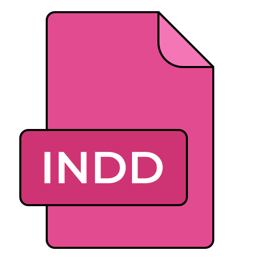 indd file Generic color lineal-color icona