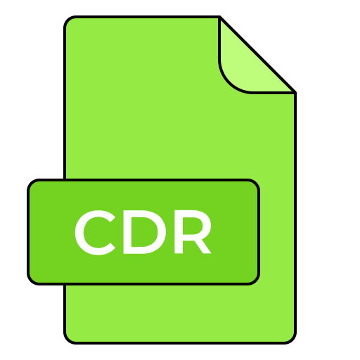 cdr-extensie Generic color lineal-color icoon