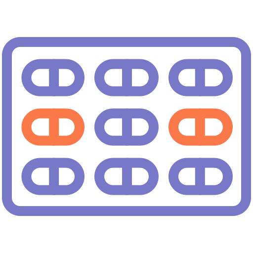 pillole Generic color outline icona