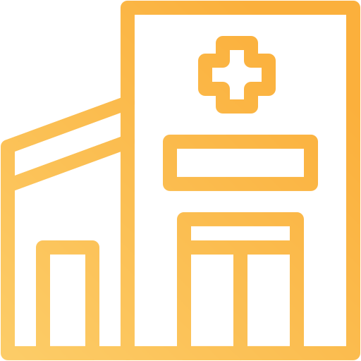Hospital Generic gradient outline icon