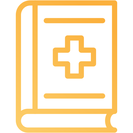 Medical book Generic gradient outline icon
