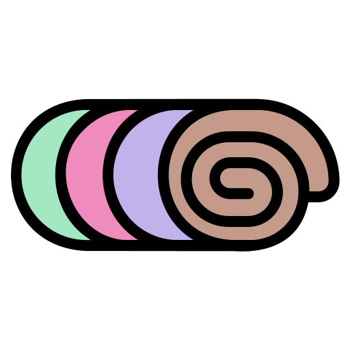 Roll cake Generic color lineal-color icon