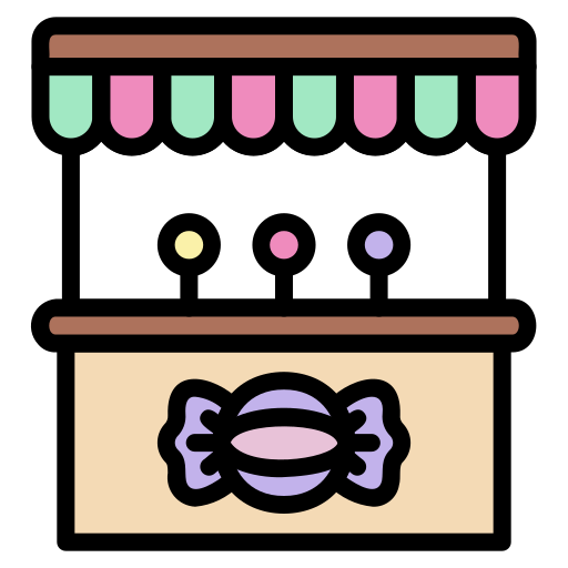 駄菓子屋 Generic color lineal-color icon